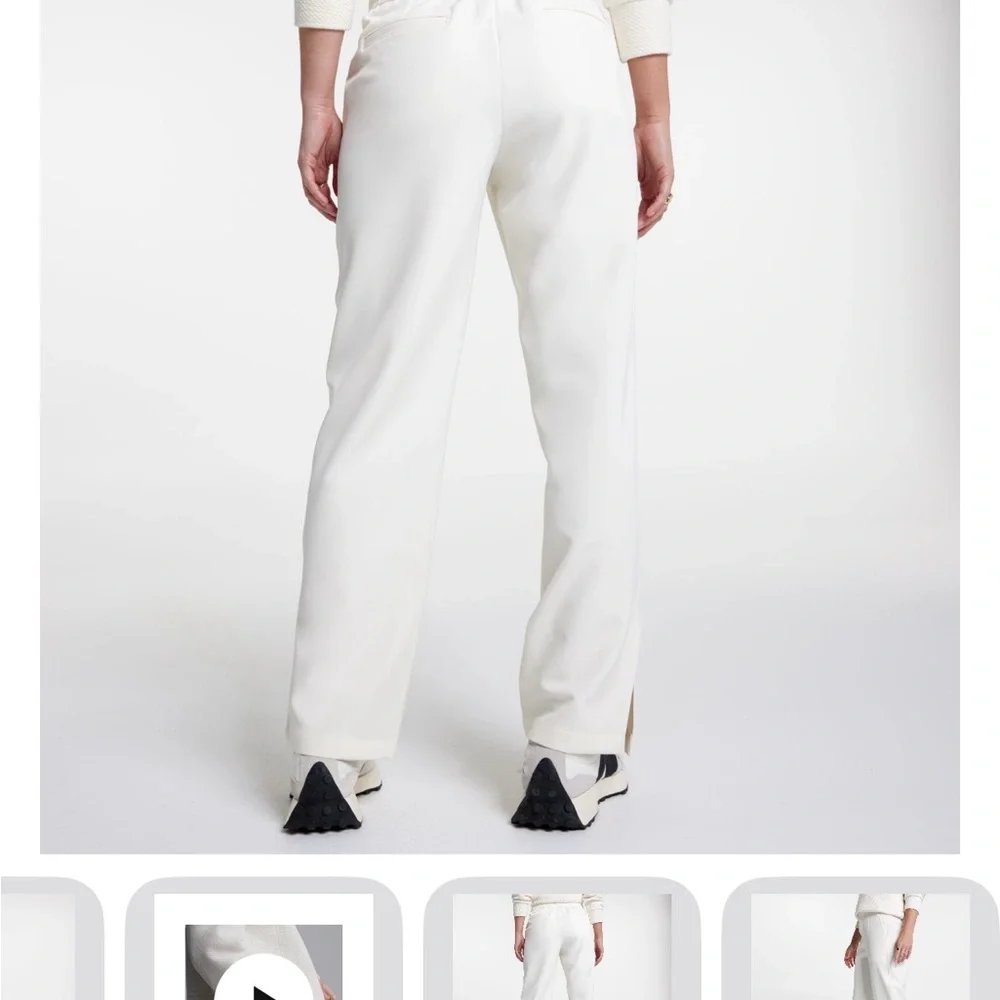 Calia effortless Crepe pintuck Pants Ivory - Picture 3 of 11